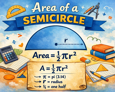 Area of a semicircle