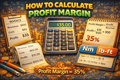 How to calculate profit margin