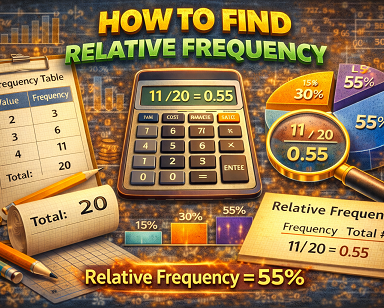How to find relative frequency