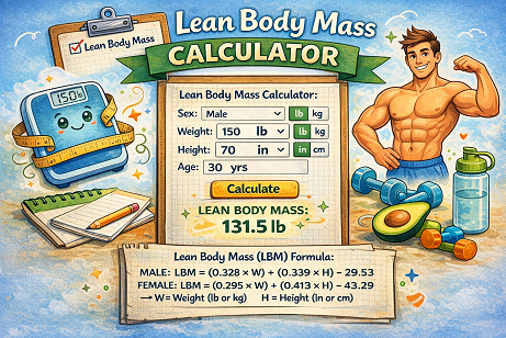 Lean body mass calculator