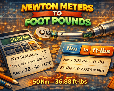 Newton meters to foot pounds