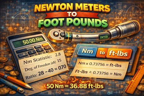 Newton meters to foot pounds