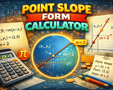 Point slope form calculator
