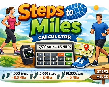 Steps to miles calculator