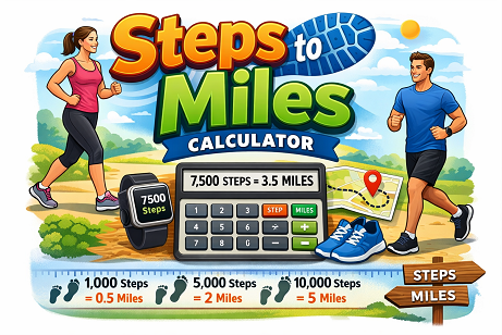 Steps to miles calculator